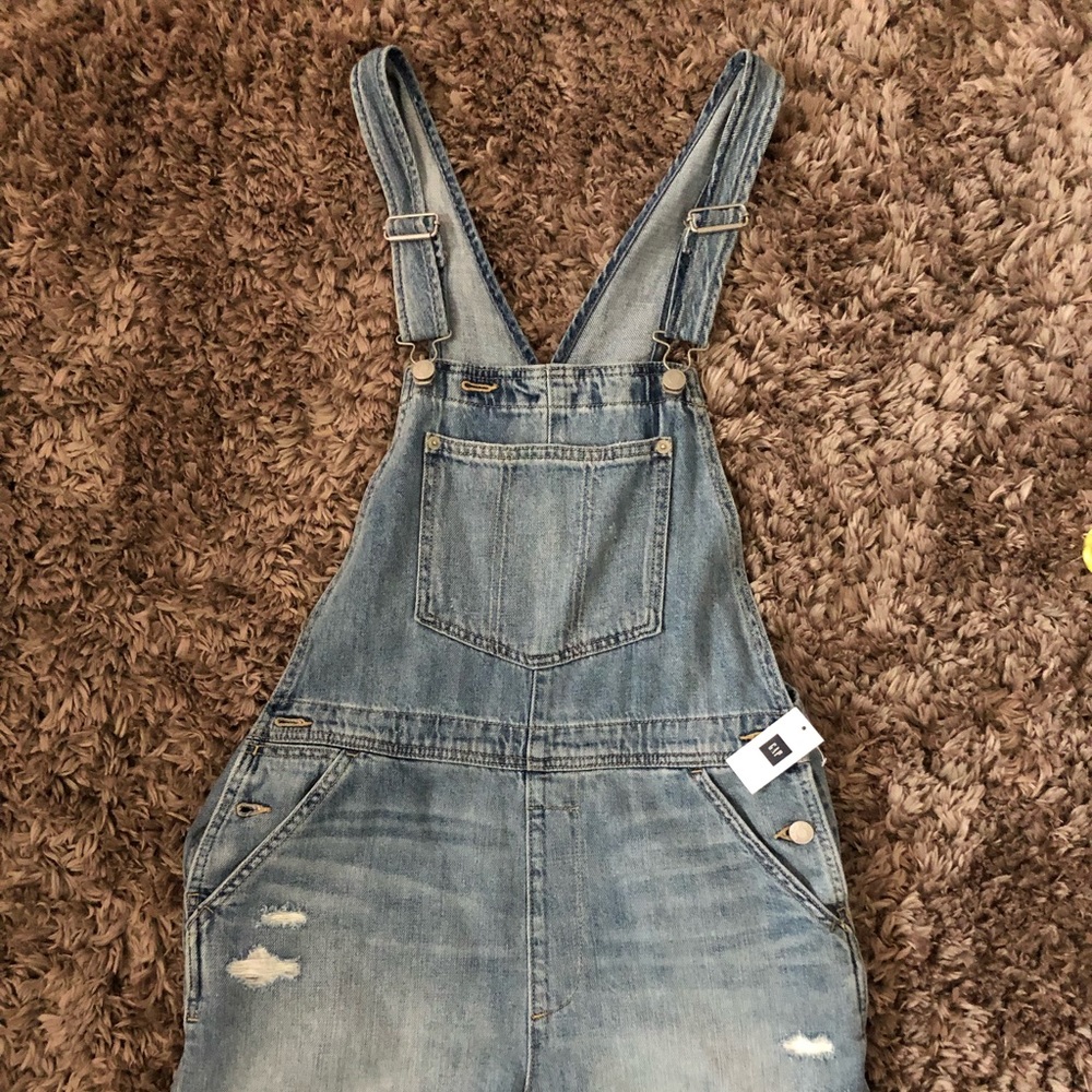 Gap Denim Short Overalls